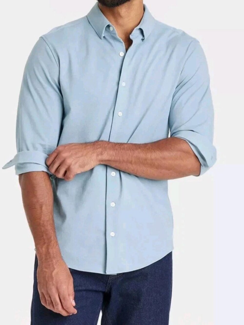 Goodfellow & Co‎ Men's Long Sleeve Button-Down Casual Shirt - Large - NWT